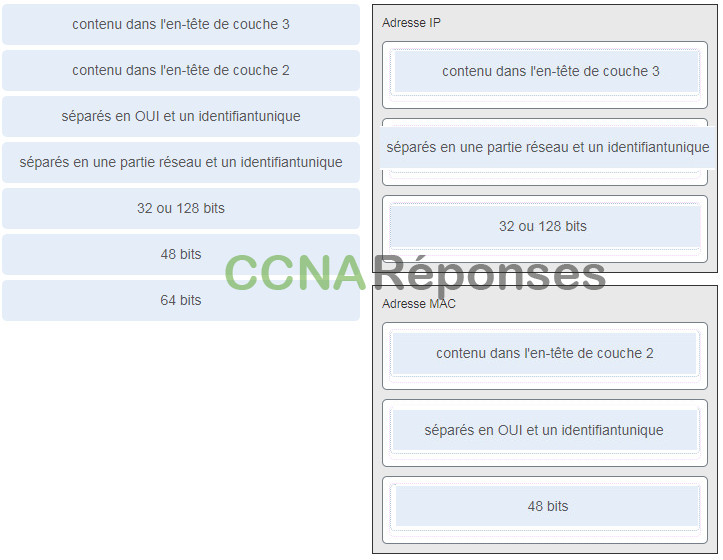 CCNA 1 ITN (Version 7.00) - Examen final ITNv7 Réponses Français 43