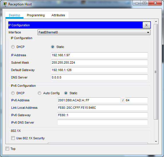 124-1 IP Configuration