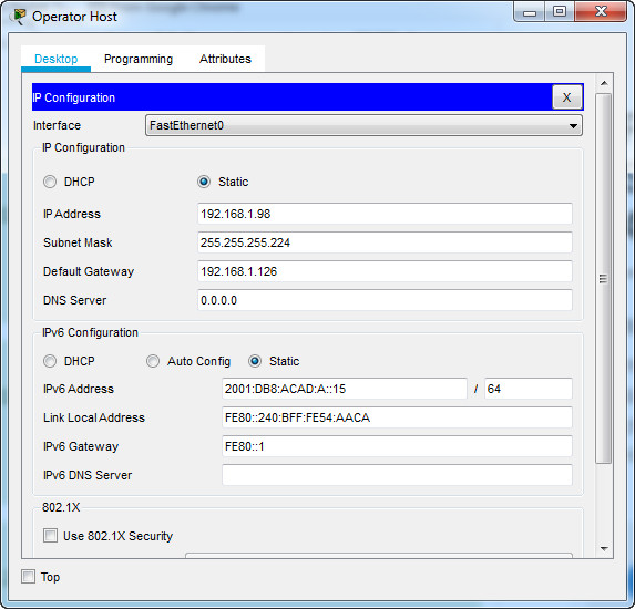 124-5 IP Configuration